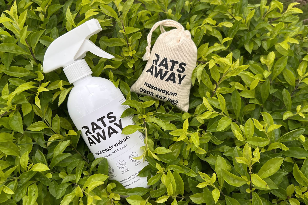 2 sản phẩm chống chuột RATS AWAY.