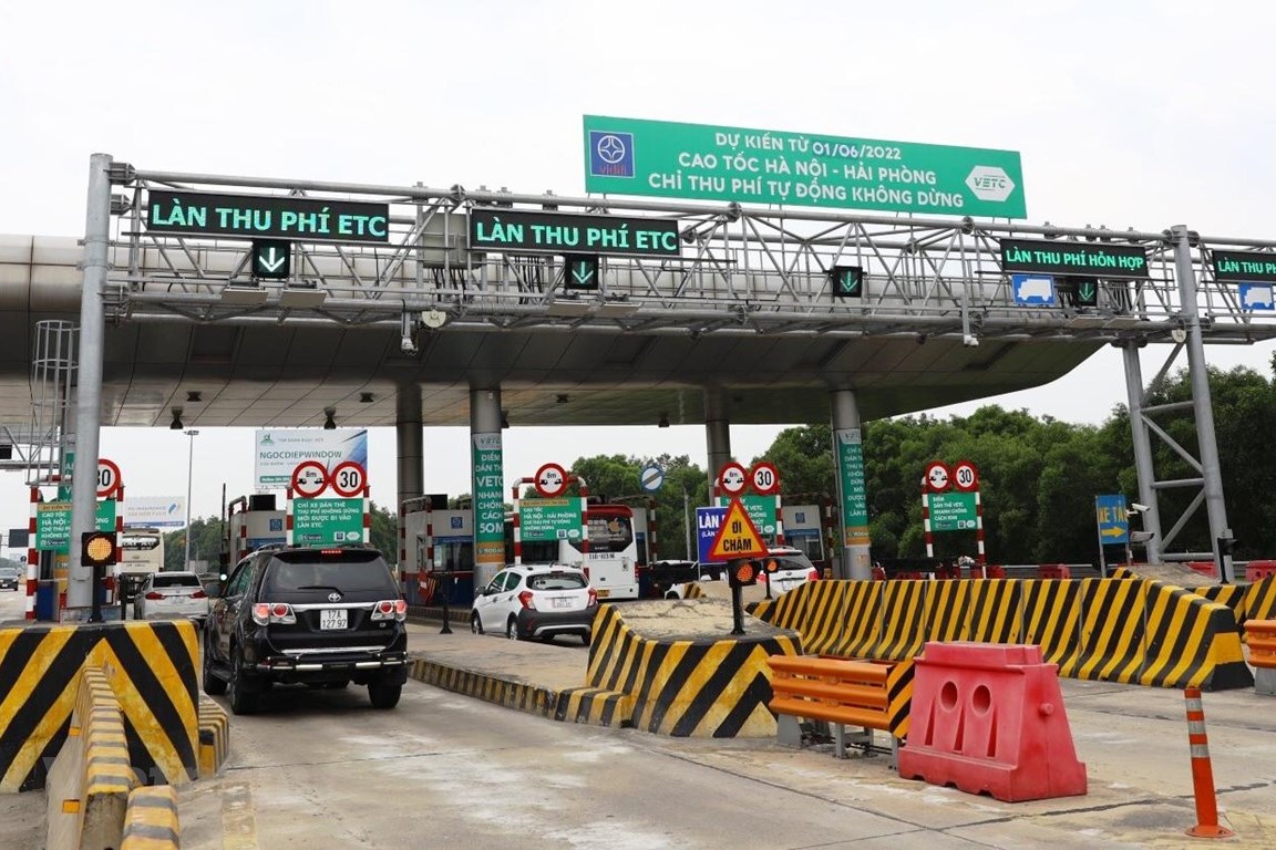 Tất cả các tuyến đường cao tốc bắt đầu thu phí không dừng từ ngày 1/8 1