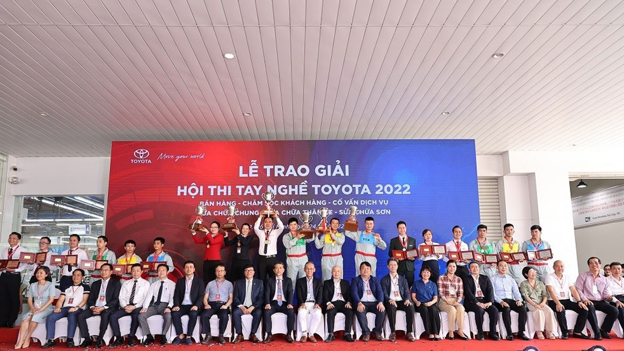 Nâng cao chất lượng nhân lực đại lý qua Hội thi tay nghề Toyota 2022