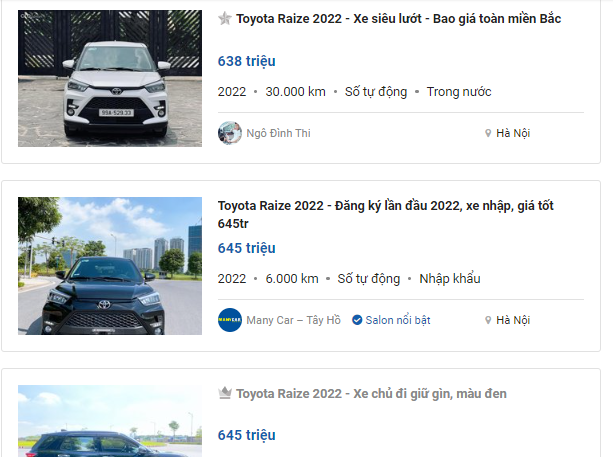 Toyota Raize Turbo 2021 siêu lướt giá tốt  Sài Gòn Auto
