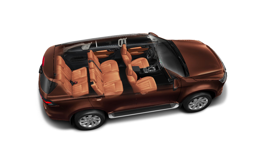 Nội thất của Isuzu mu-X 2022 cũng được cải thiện 