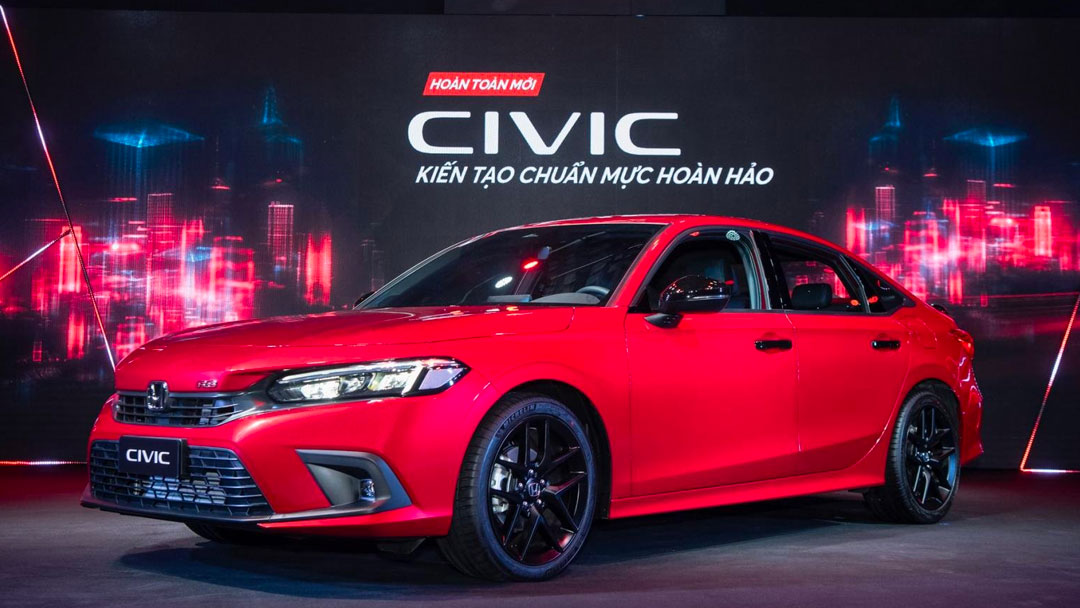 Honda Civic 2022 ra mắt thế hệ mới tại thị trường Việt vào ngày 16/02/2022
