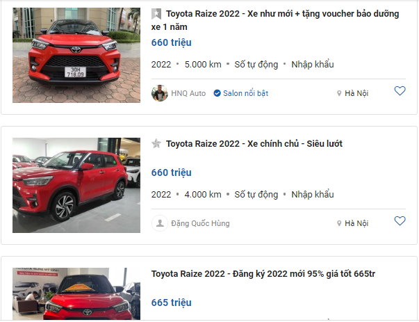 Xe Toyota nổi tiếng giữ giá. 1