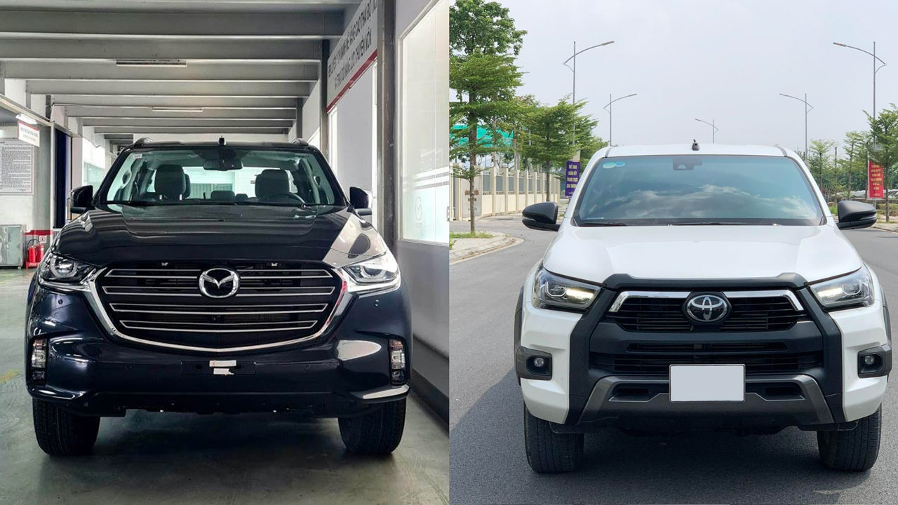 So sánh Mazda BT-50 và Toyota Hilux cũ: Chọn trẻ trung, tiện nghi hay bền bỉ, khoẻ khoắn?