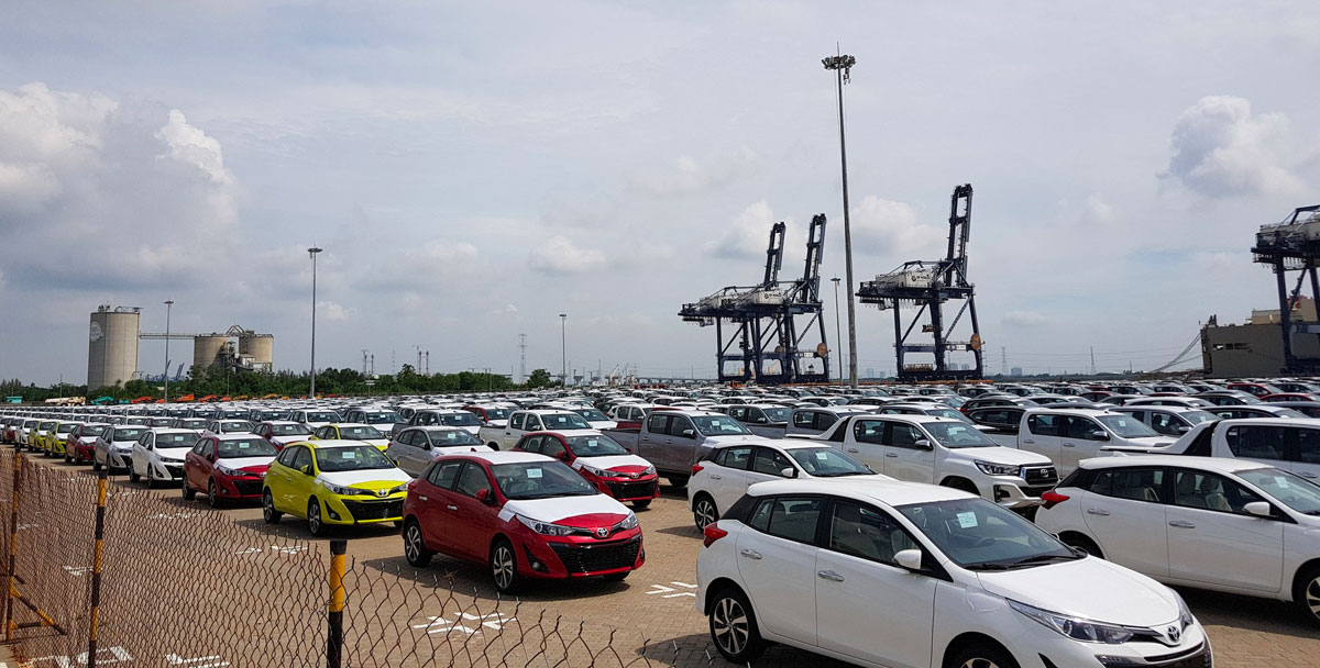 Hiện Thái Lan vẫn dẫn trước về giá trị kim ngạch xe nhập khẩu về Việt Nam.