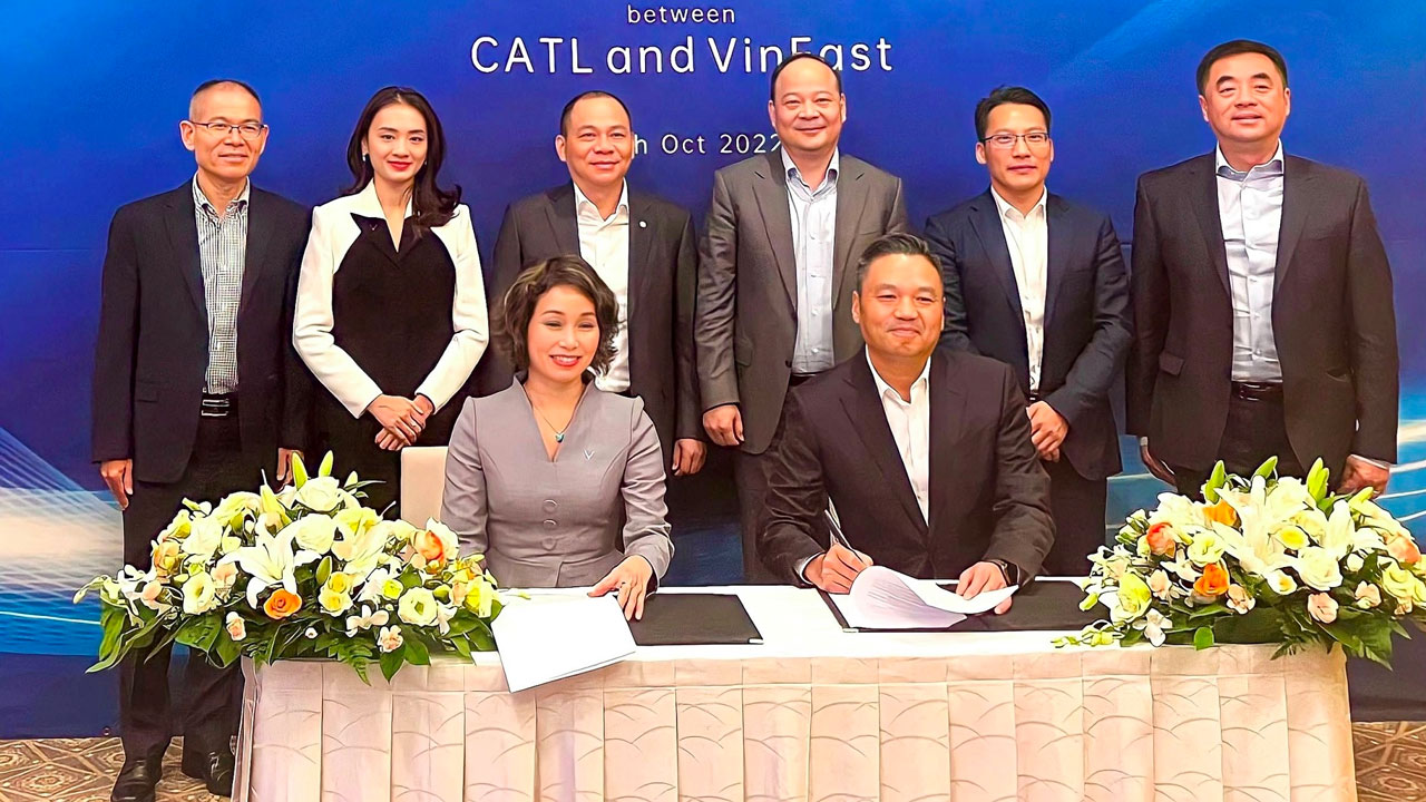 Vinfast hợp tác CATL thúc đẩy chiến lược di chuyển điện hóa toàn cầu