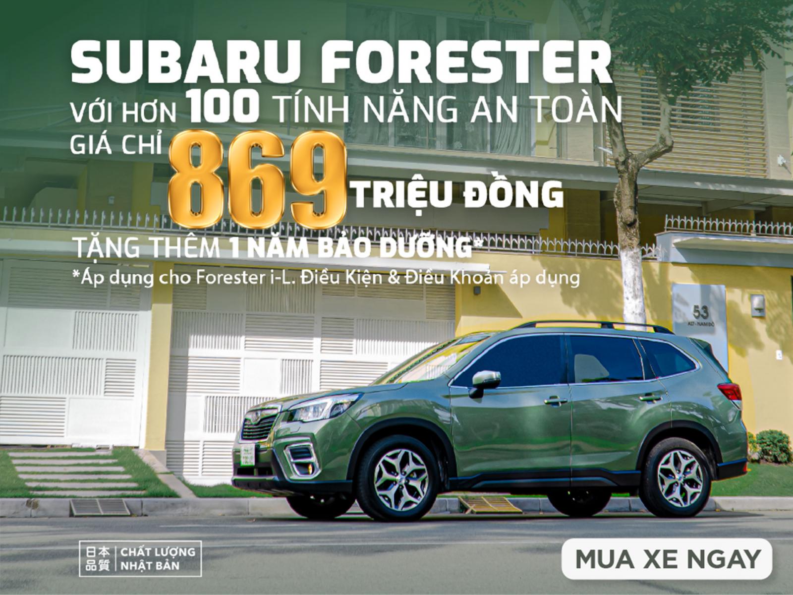 Subaru Forester bản 2.0i-L sẽ nhận được ưu đãi lớn.