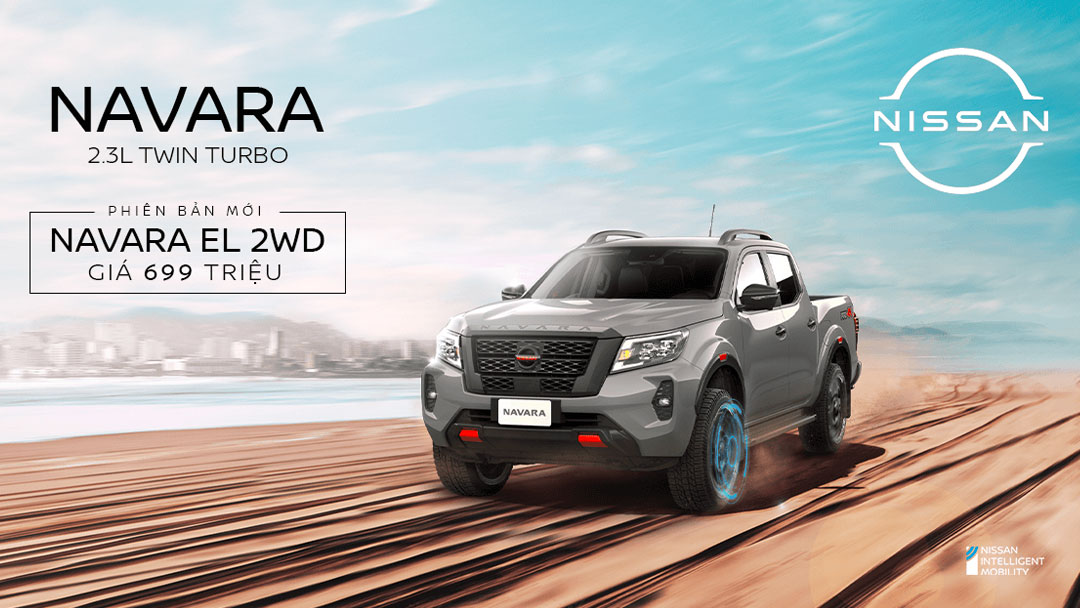 Phiên bản EL 2WD của dòng Navara 2022 có giá bán dễ tiếp cận