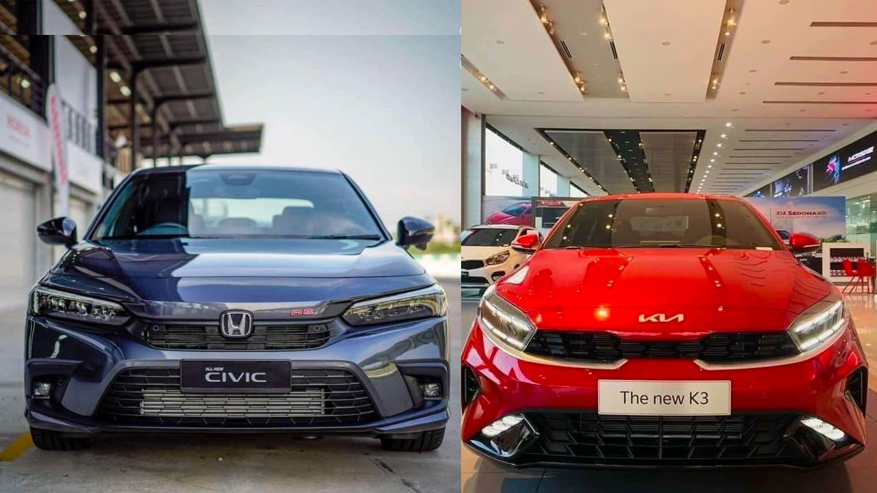 So sánh Honda Civic và KIA K3: Chọn trải nghiệm lái thú vị hay tiện nghi hiện đại?