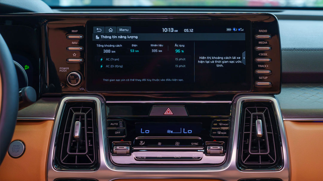 Cabin KIA Sorento Hybrid