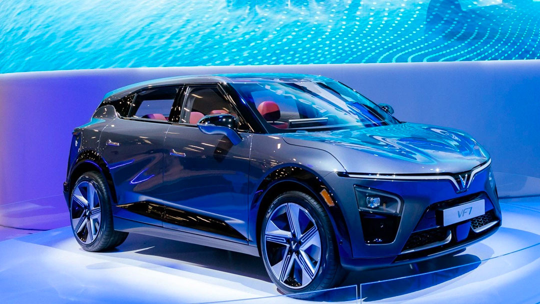Mẫu xe VinFast VF 7 tại CES 2023
