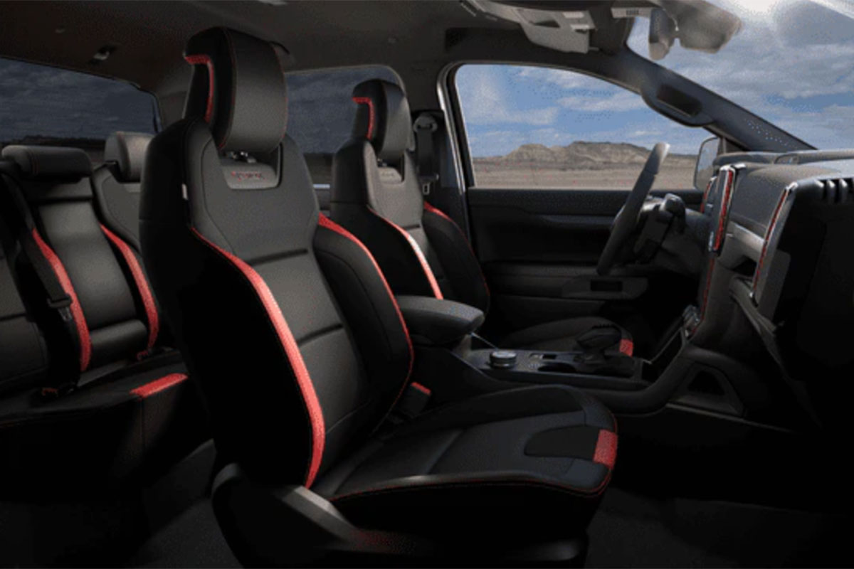ghế xe Ford Ranger Raptor 2023.