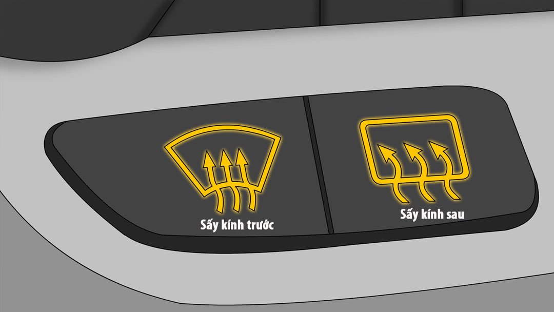 Hầu hết các dòng xe ô tô hiện nay đều đã được trang bị chức năng sấy kính Hầu hết các dòng xe ô tô hiện nay đều đã được trang bị chức năng sấy kính