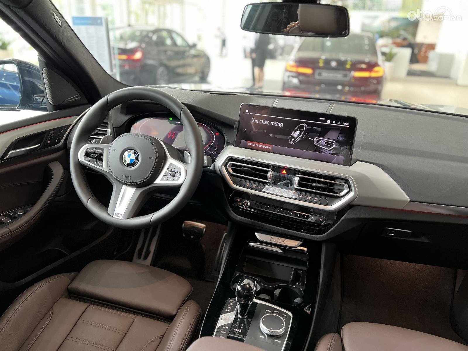 Màn hình giải trí trên xe BMW X3.