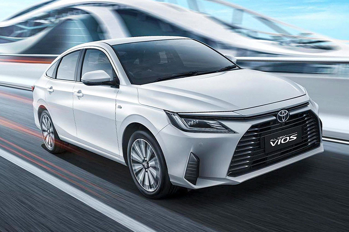 Toyota Vios 2023 sở hữu ngoại hình hiện đại, sang trọng và thể thao.