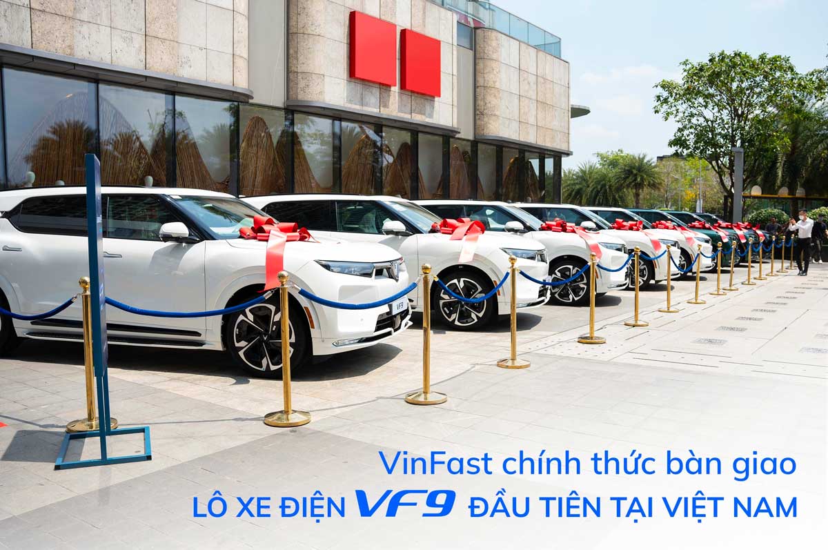 Lô xe VinFast VF 9 đầu tiên tới tay người dùng Việt có thiết kế 6 chỗ ngồi