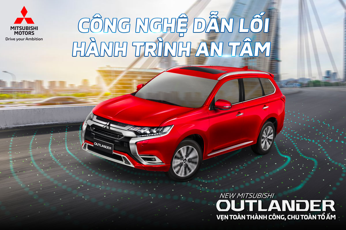 Mitsubishi Outlander cũng nhận được ưu đãi hỗ trợ 50% lệ phí trước bạ và quà tặng phụ kiện.