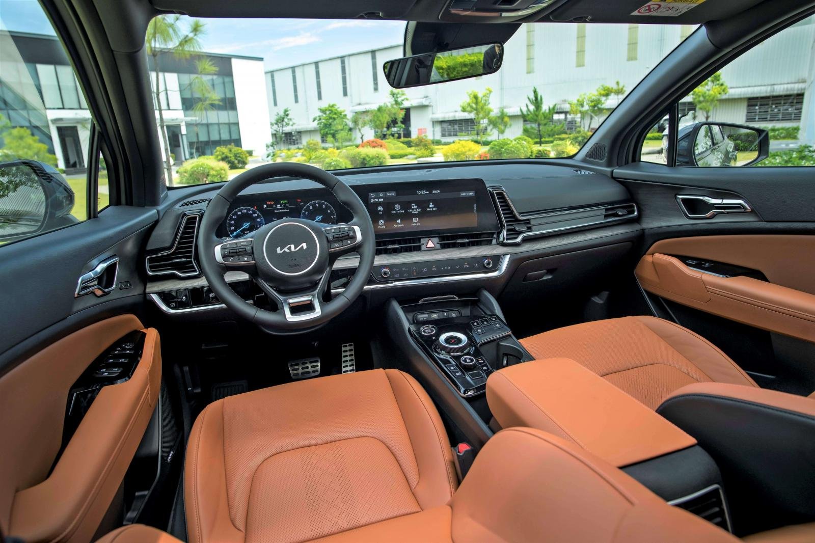 không gian nội thất KIA Sportage .