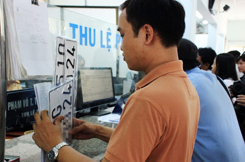 Từ 15/8, cấp biển số xe theo mã định danh chủ sở hữu 1