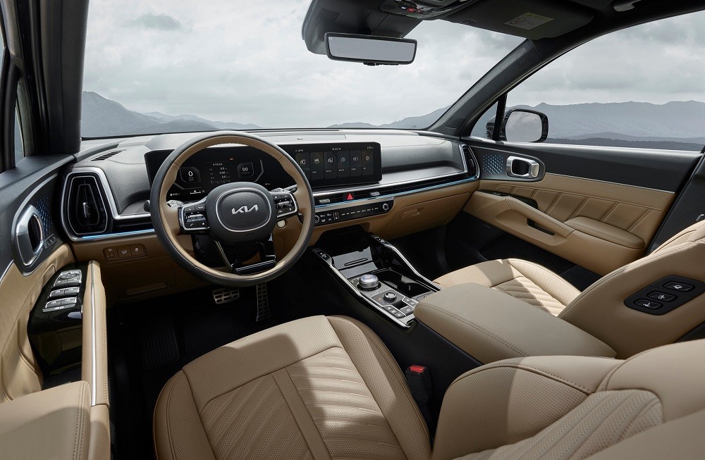 Nội thất xe KIA Sorento 2024 .