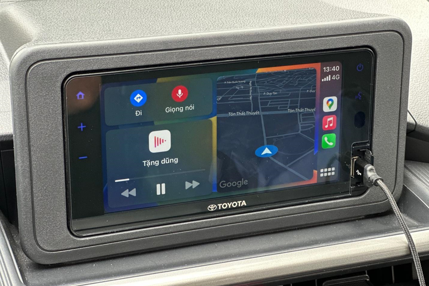 Hệ thống giải trí trên xe Toyota Wigo 2023 1