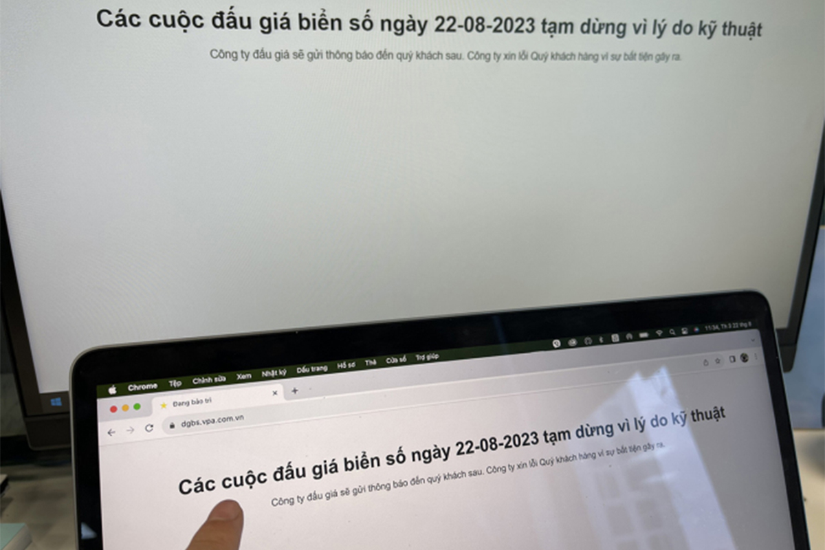 Đấu giá biển số - Nhiều người mòn mỏi chờ hoàn cọc sau vụ lỗi hệ thống.1