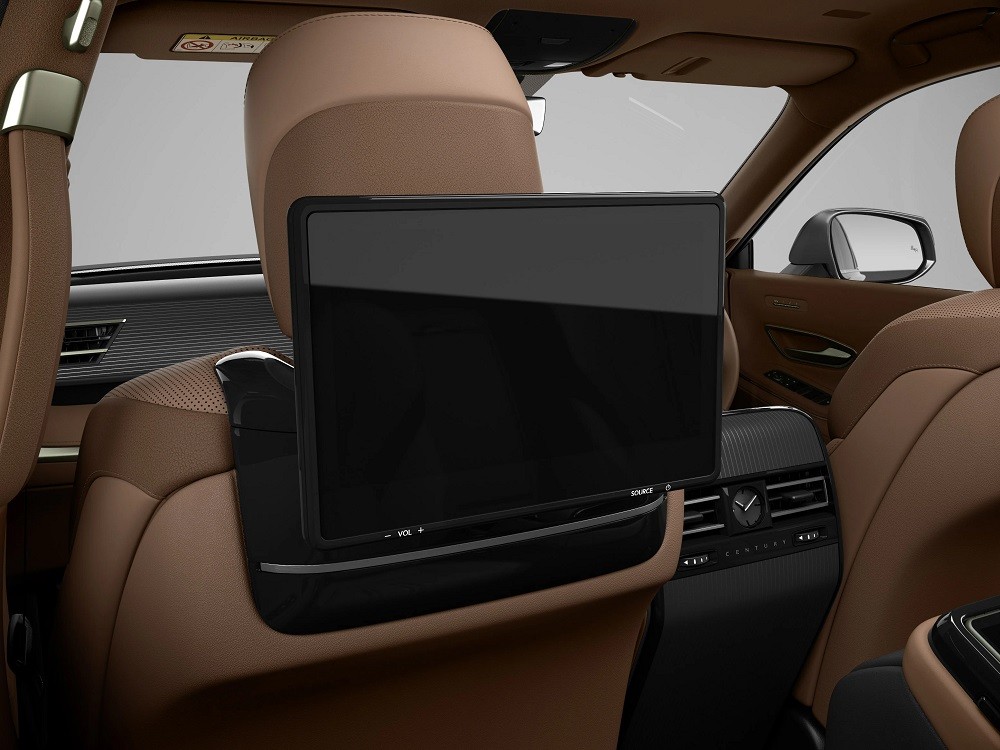 Màn hình giải trí cho hàng ghế sau xe Toyota Century 2024 Màn hình giải trí cho hàng ghế sau xe Toyota Century 2024.