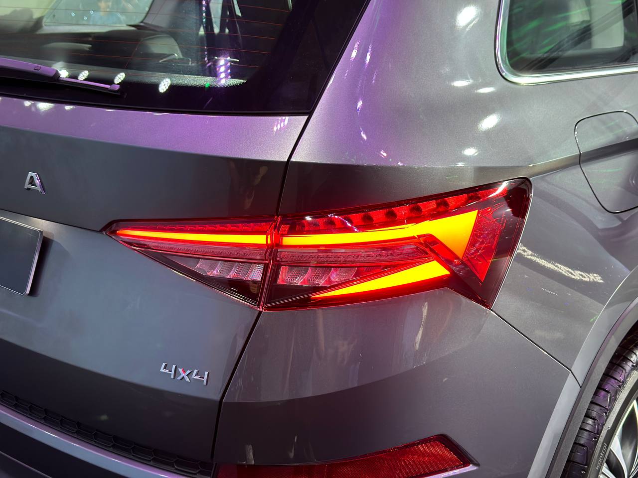 Đèn hậu xe Skoda Kodiaq.