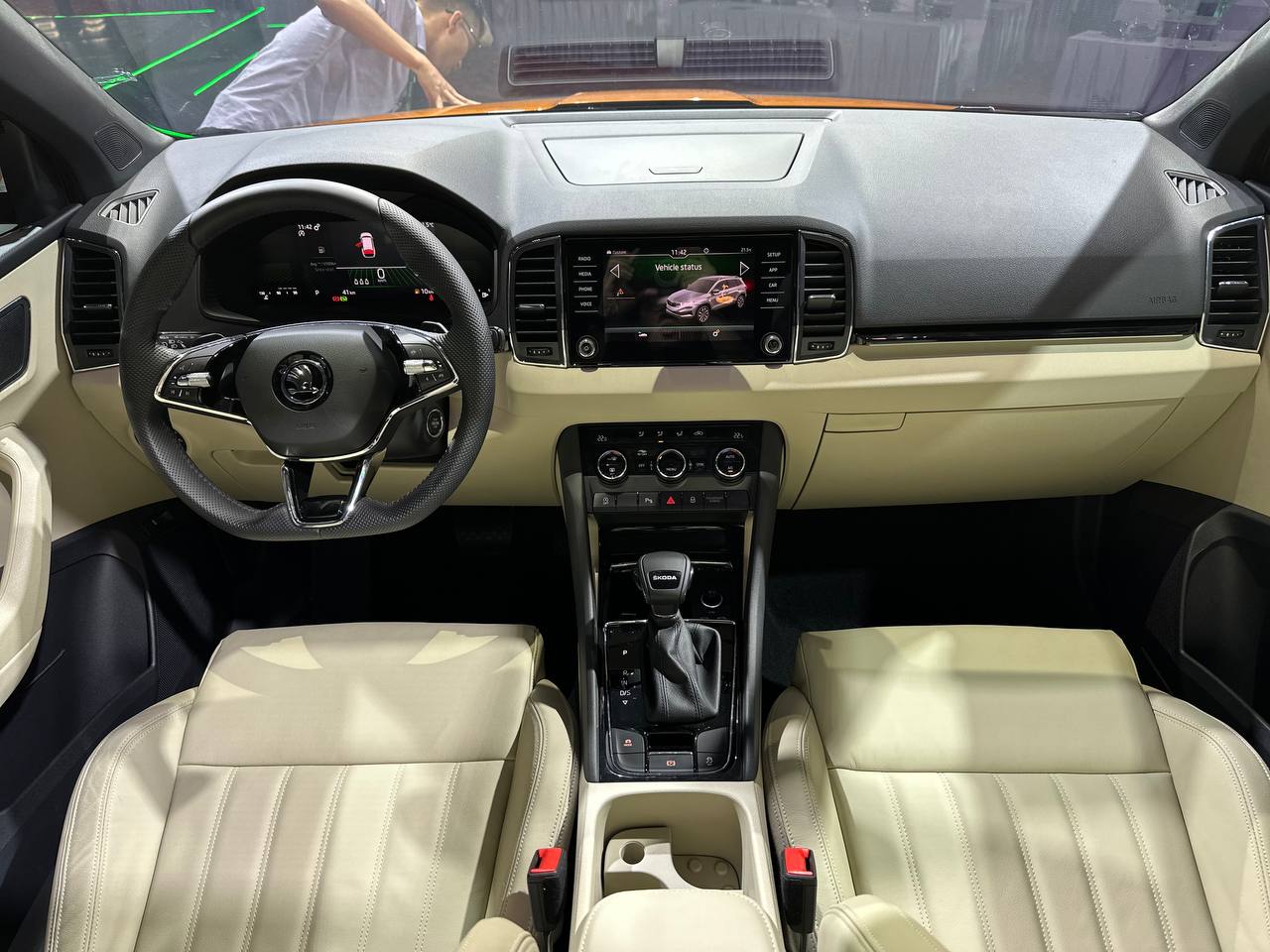 Nội thất Skoda Karoq .