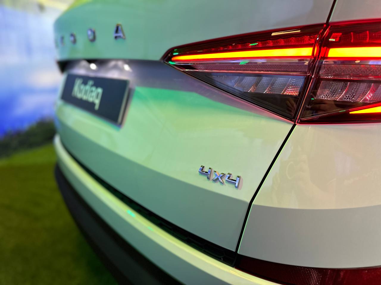 Đèn hậu xe Skoda Kodiaq.