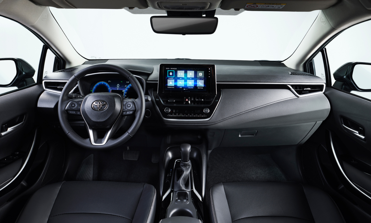 Nội thất Toyota Corolla Altis nâng cấp 2023.