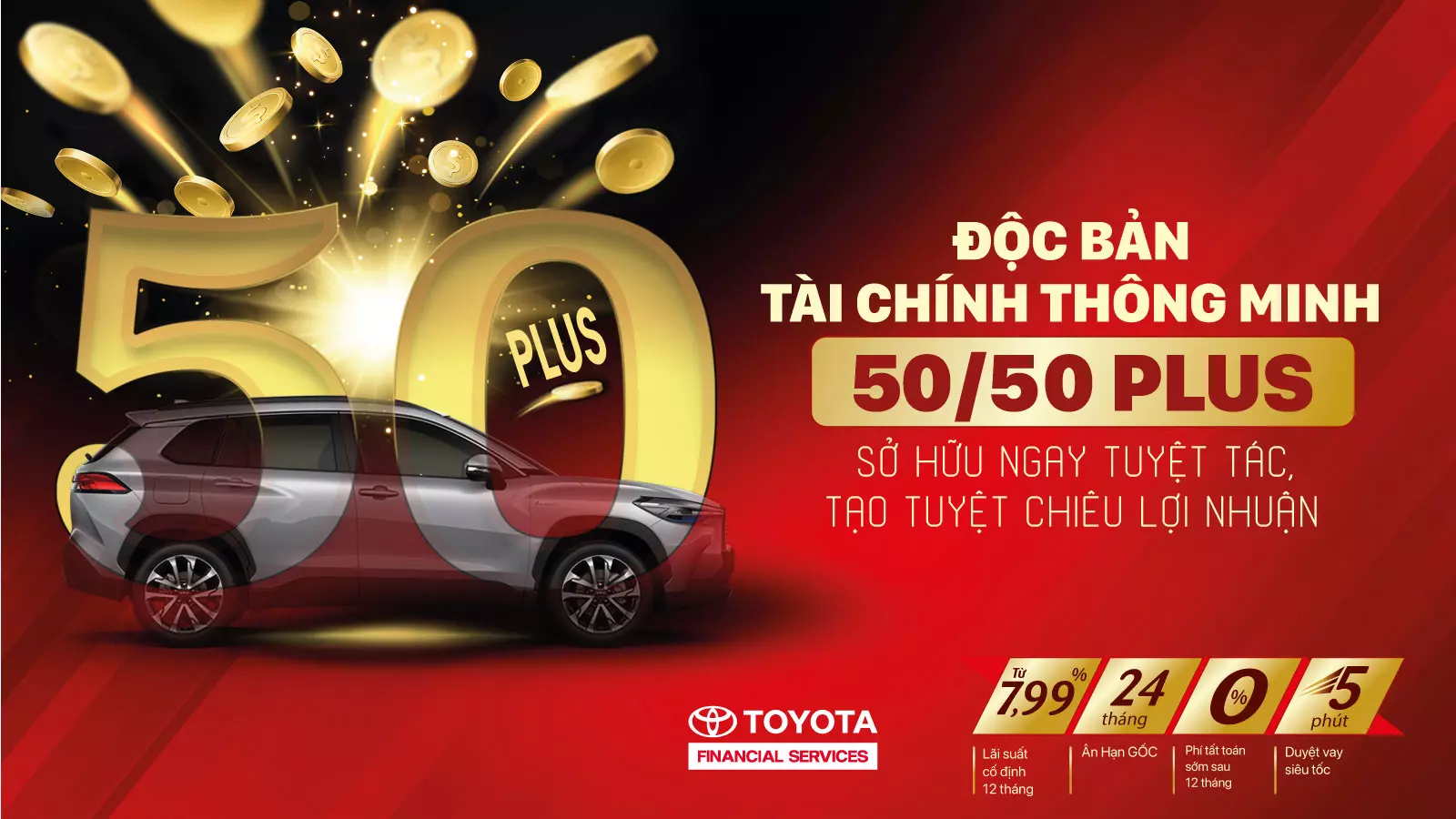 Độc bản tài chính thông minh cùng gói vay 50/50 Plus. Độc bản tài chính thông minh cùng gói vay 50/50 Plus