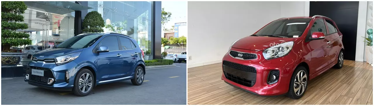 KIA Morning vẫn bán song song thế hệ cũ, giá chỉ từ 320 triệu đồng.