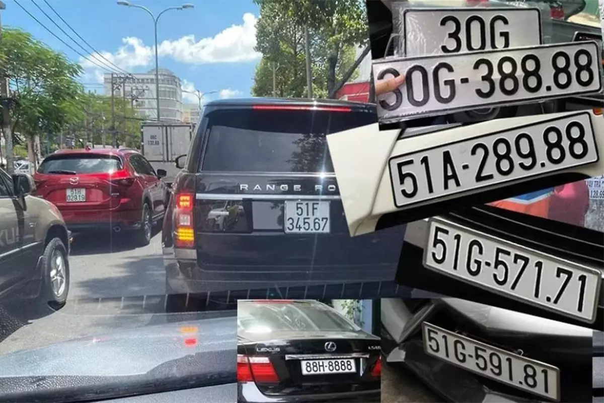 Những chiếc biển số đẹp được cho là sẽ mang lại tài vận cho chủ xe. Những chiếc biển số đẹp được cho là sẽ mang lại tài vận cho chủ xe. 1