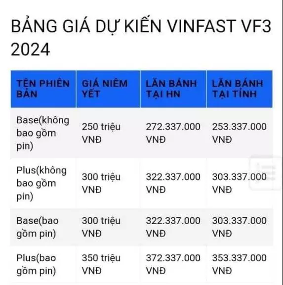 VinFast VF 3 lộ giá dự kiến chỉ 250 triệu đồng, ô tô điện Trung Quốc  khó có cửa cạnh tranh 1
