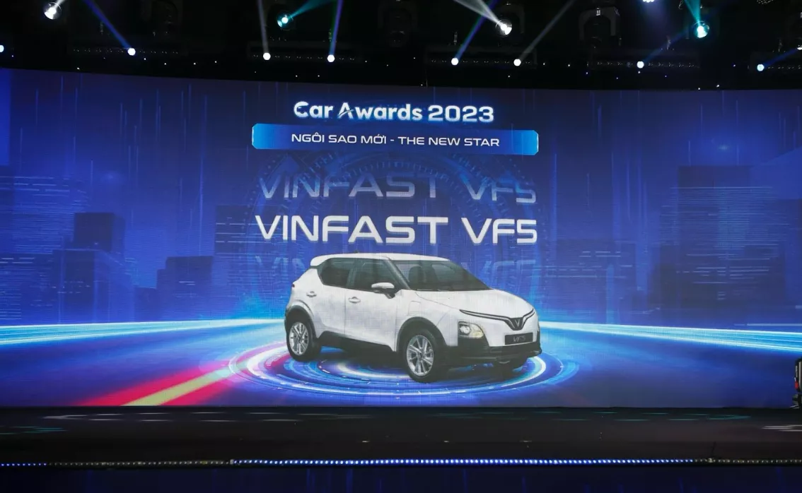 Giải Ngôi sao mới được trao cho VinFast VF 5.