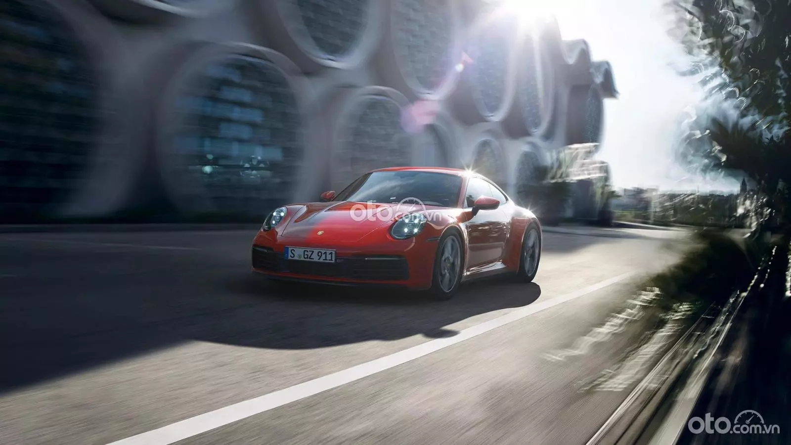 Động cơ xe Porsche 911.