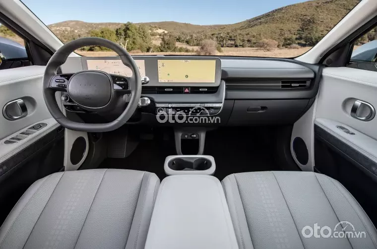 Không gian nội thất đậm chất tương lai của Hyundai Ioniq.