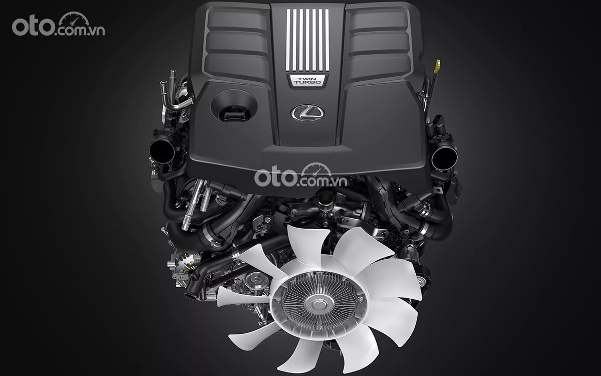 động cơ Lexus LX 600 .