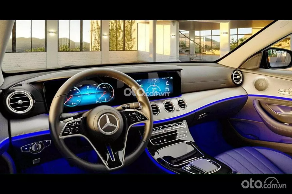 Nội thất Mercedes-Benz E180 2021.