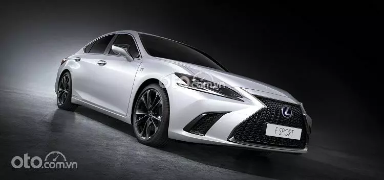 ES 250 F Sport sở hữu ngoại hình thể thao với nhiều chi tiết sơn đen bóng bắt mắt.