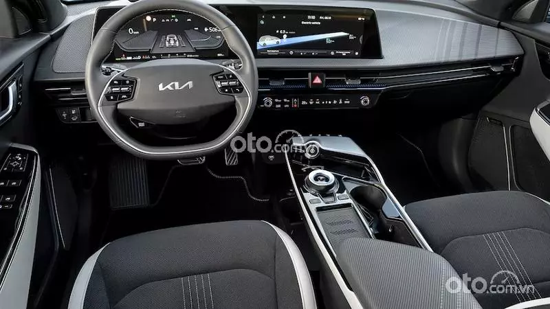 vô-lăng xe KIA EV6 2022.