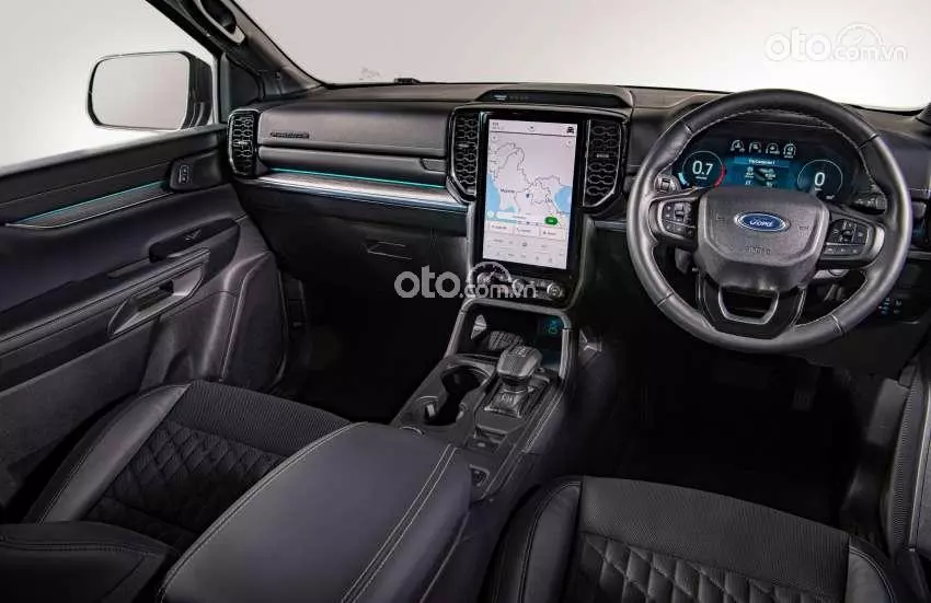 vô-lăng xe Ford Everest 2022.