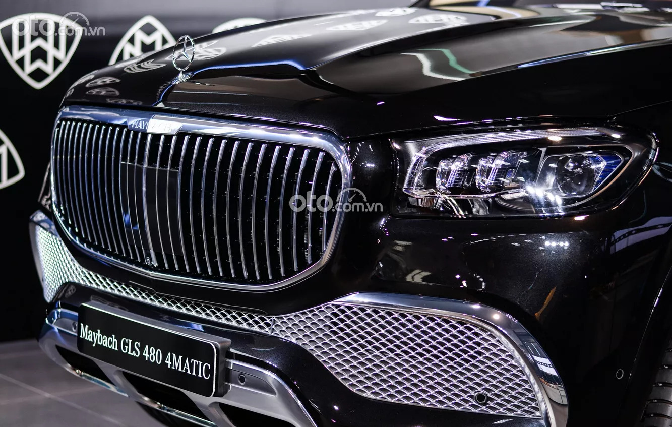 lưới tản nhiệt xe Mercedes-Maybach GLS 480 4Matic.