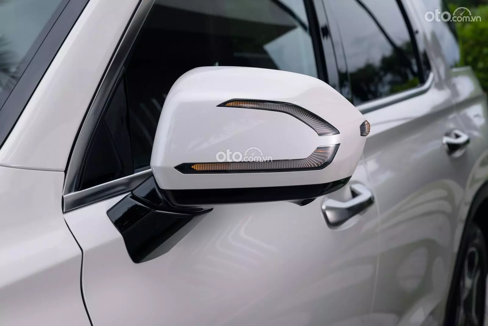 Gương chiếu hậu ngoài của xe Hyundai Palisade Gương chiếu hậu ngoài của xe Hyundai Palisade.