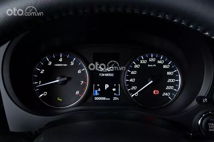 đồng hồ Mitsubishi Outlander 2022 .