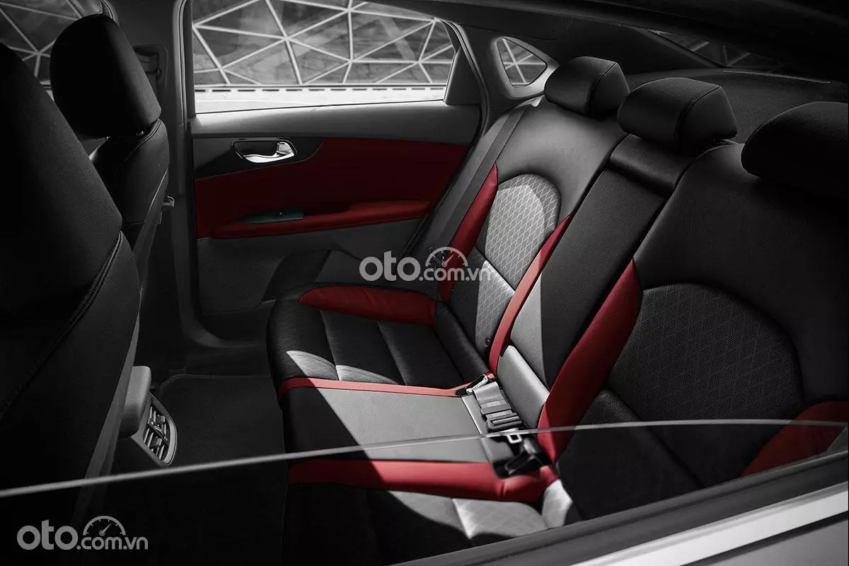 hàng ghế sau trên KIA K3.