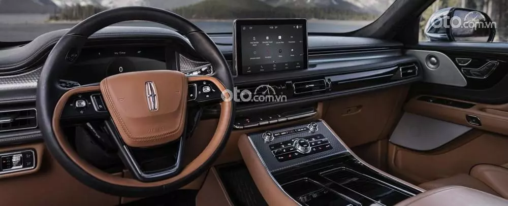nội thất Lincoln Aviator.