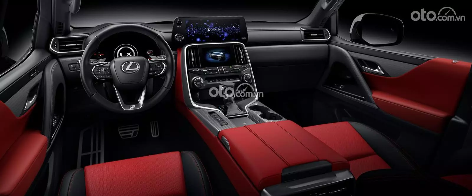 Khoang nội thất Lexus LX 600 F-Sport.