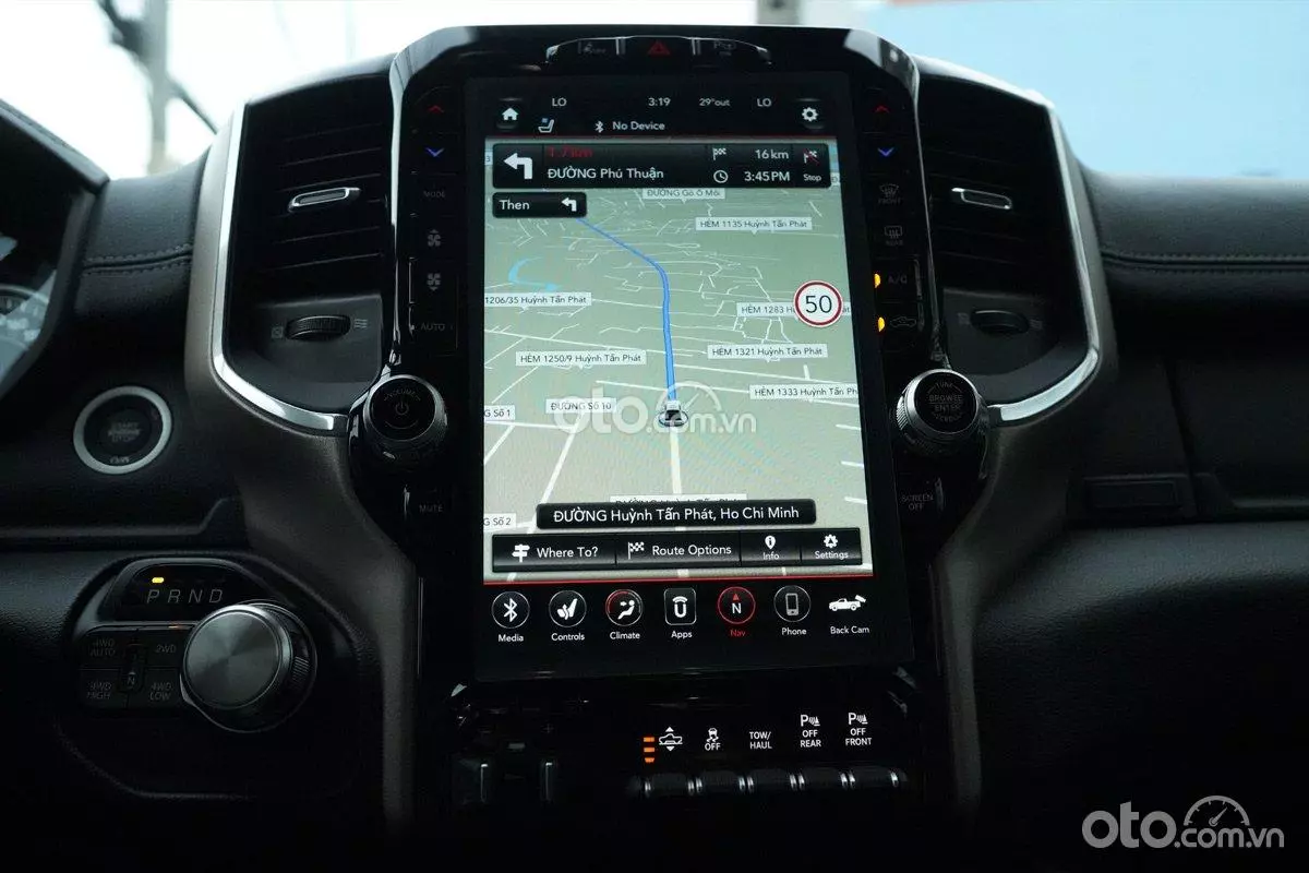 màn hình thông tin RAM 1500.